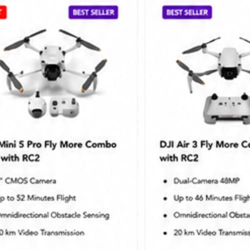DJI Air 3S Fly More Combo with RC2